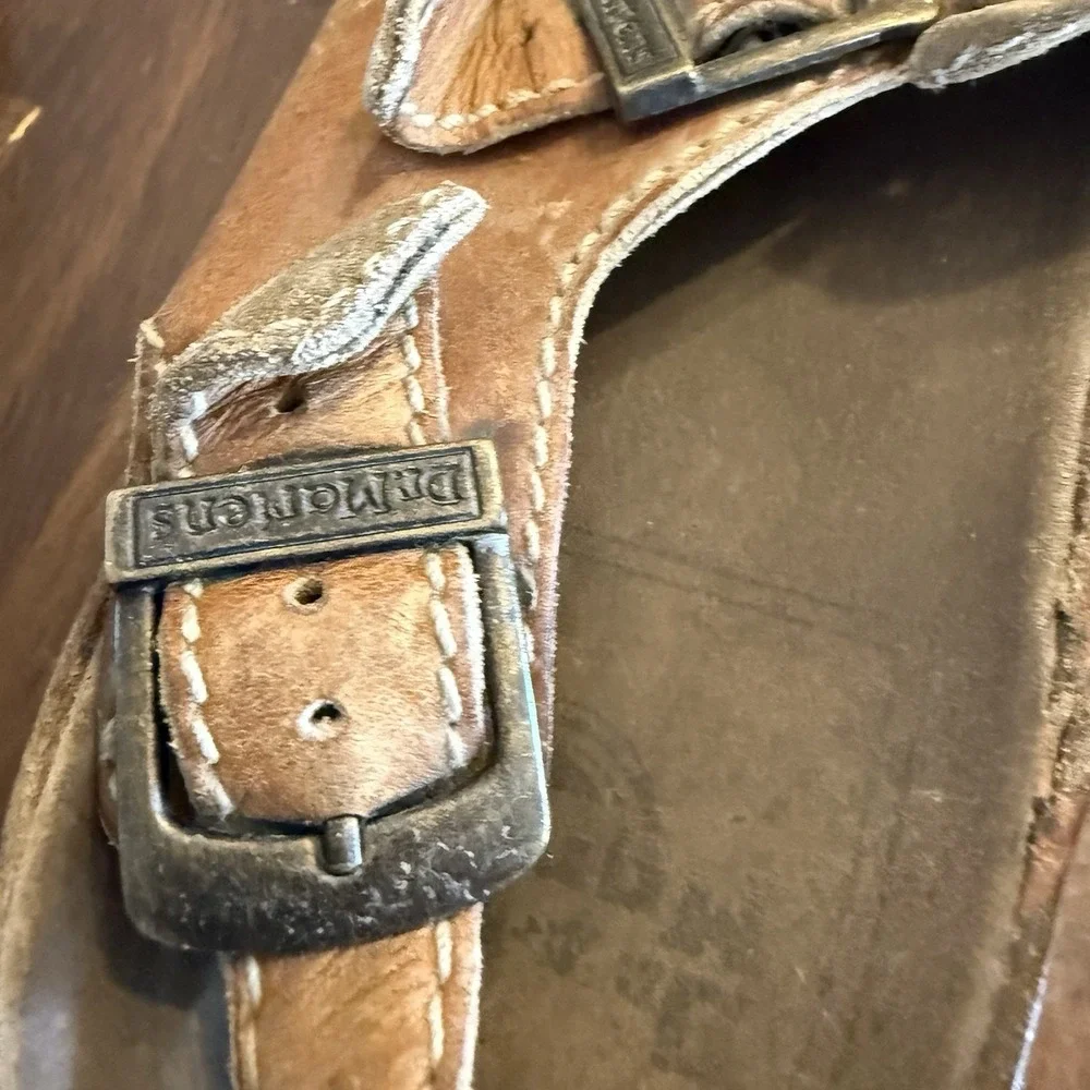 Dr. Martens Brown Leather Fisherman Buckle Sandals Vintage 90s Y2K Men's Read Sz